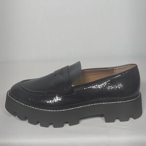 NEW Franco Sarto Women's Carolynn Loafer STUNNING Black Sz 9.5